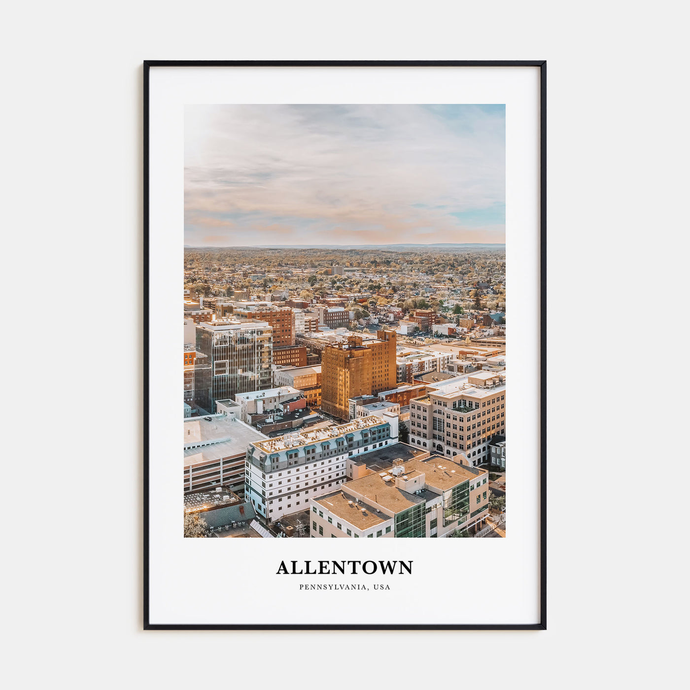 Allentown Portrait Color Poster