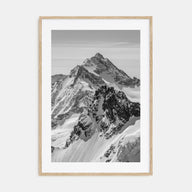 Alpes Photo B&W Poster