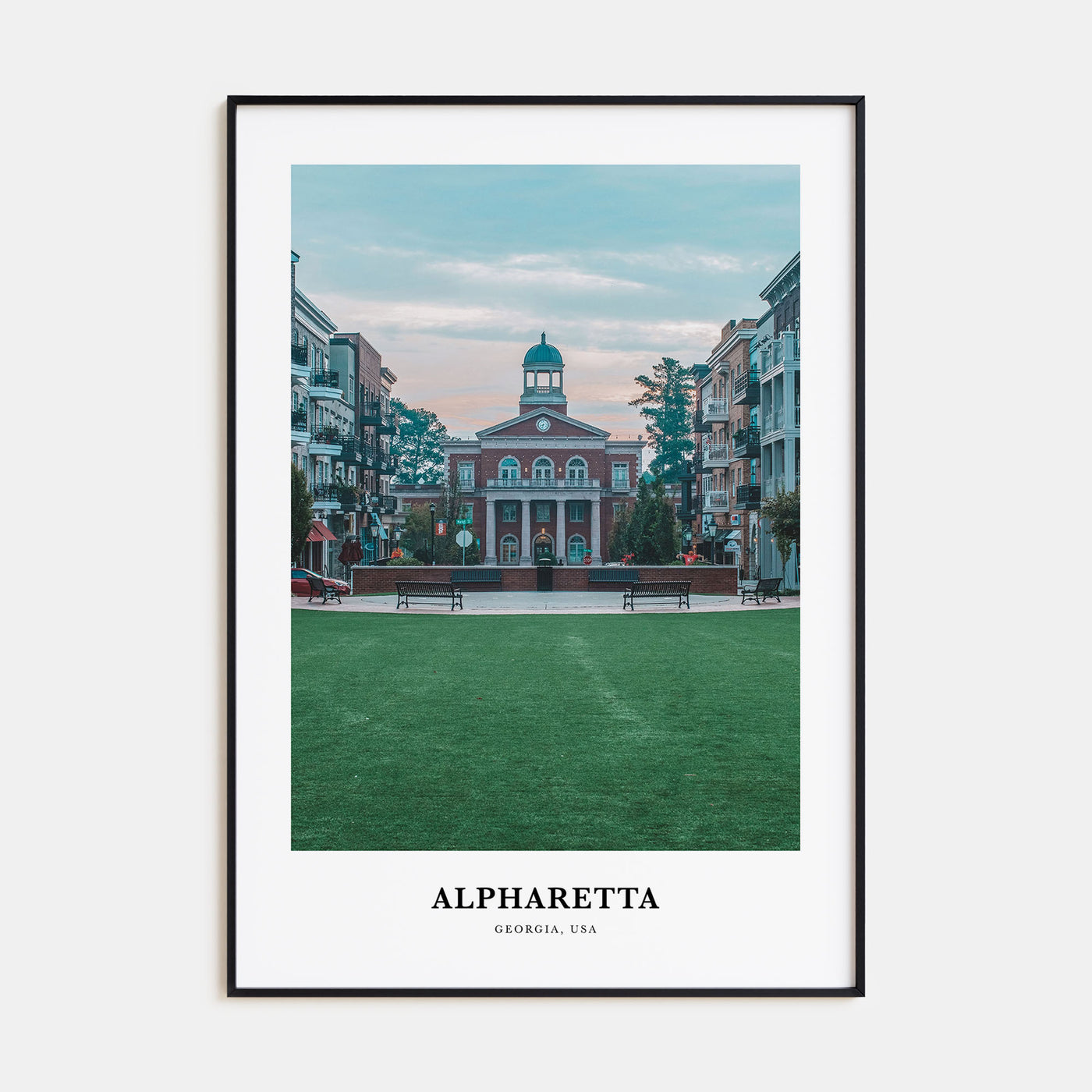 Alpharetta Portrait Color Poster