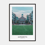 Alpharetta Portrait Color Poster