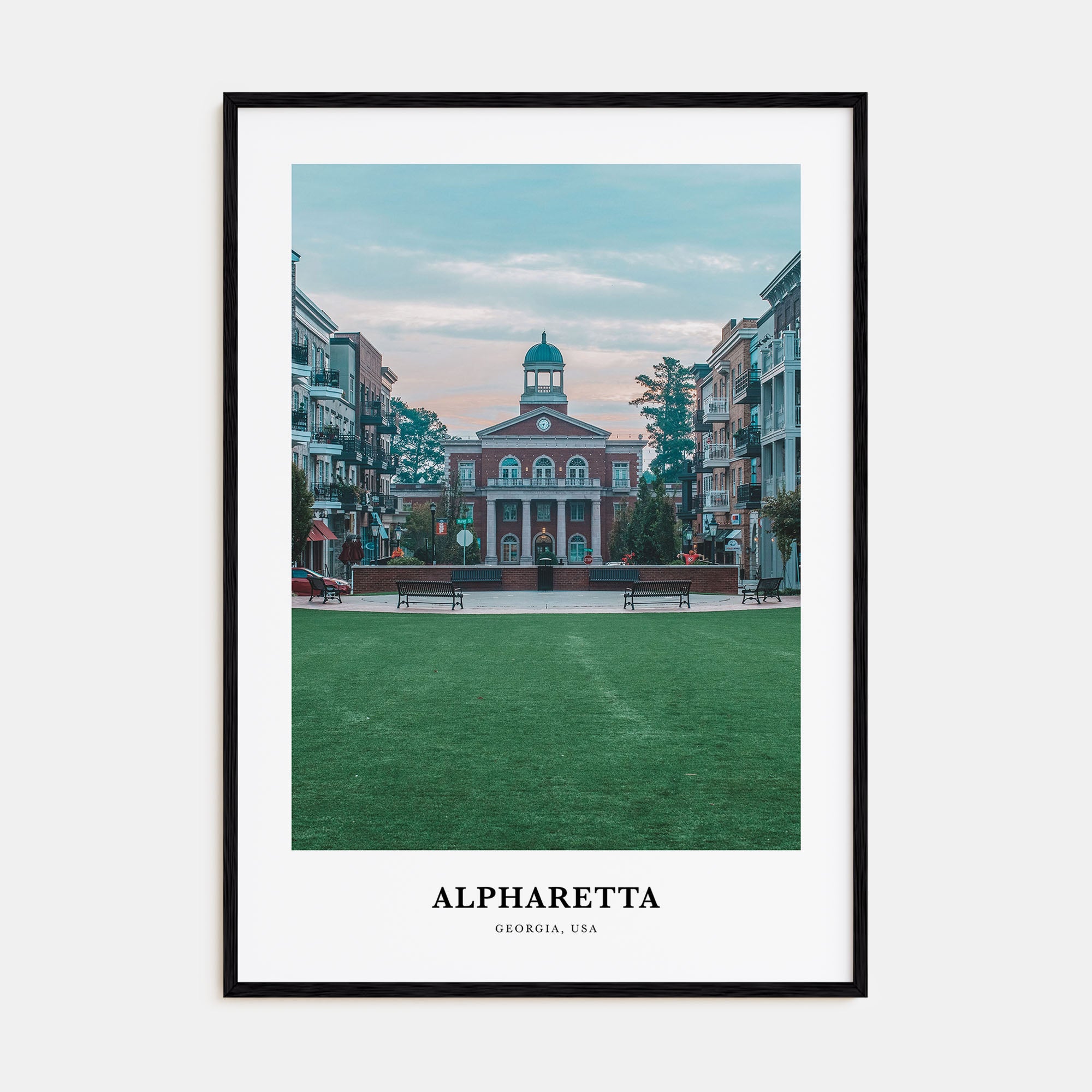 Alpharetta Portrait Color Poster