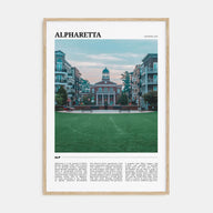 Alpharetta Travel Color Poster