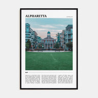 Alpharetta Travel Color Poster