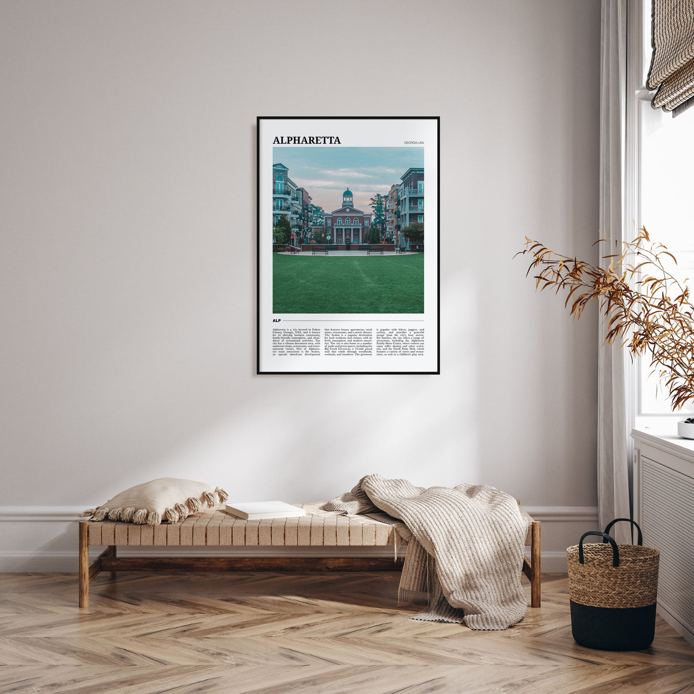 Alpharetta Travel Color Poster