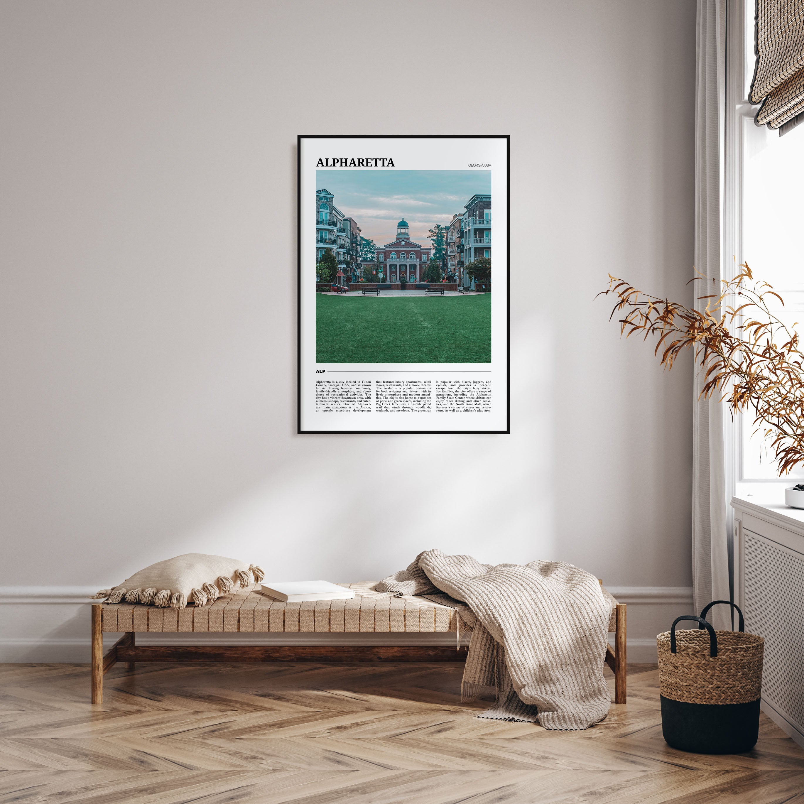 Alpharetta Travel Color Poster