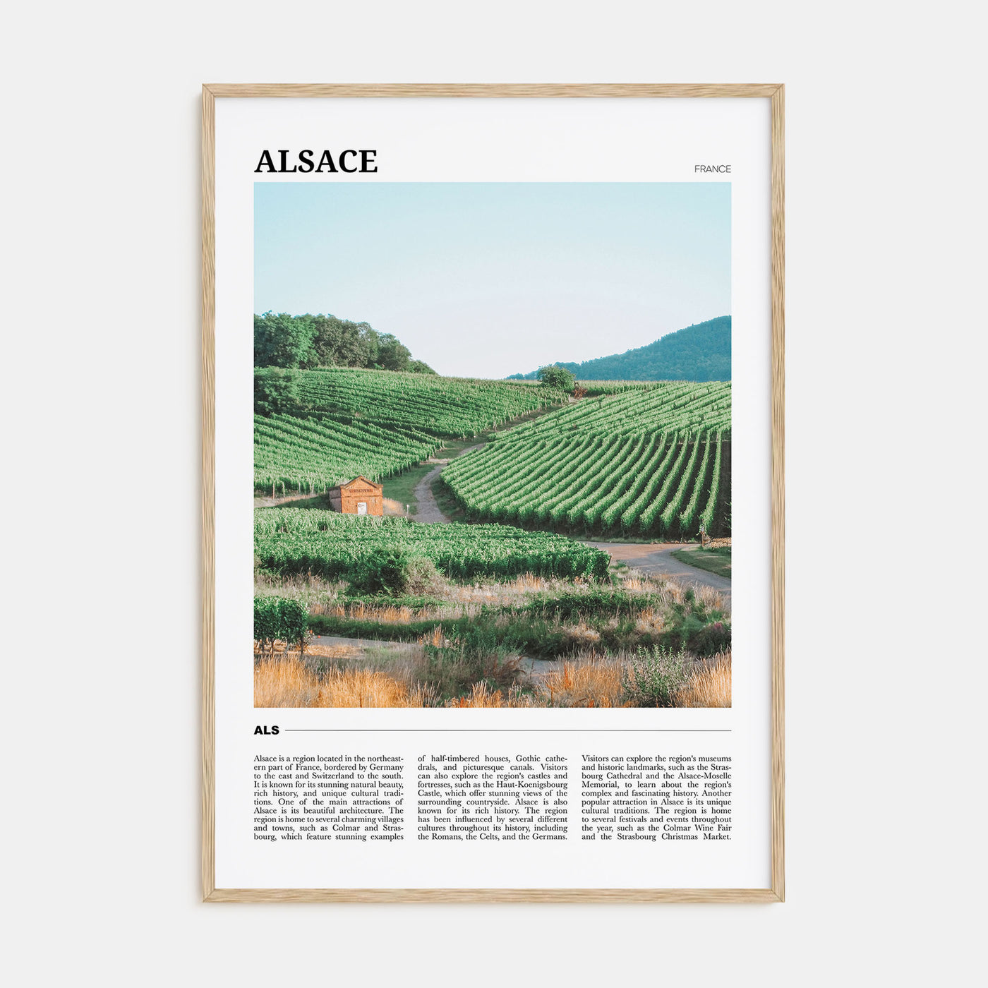 Alsace Travel Color Poster
