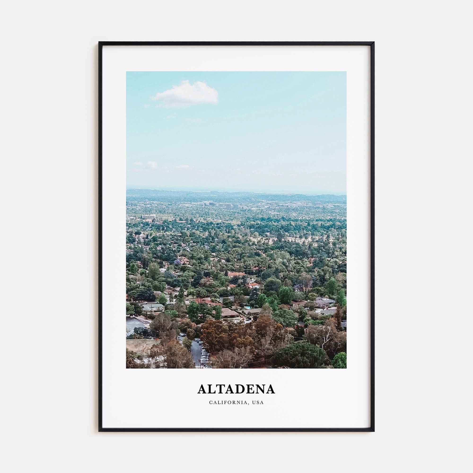Altadena Portrait Color Poster
