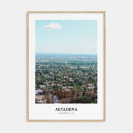 Altadena Portrait Color Poster