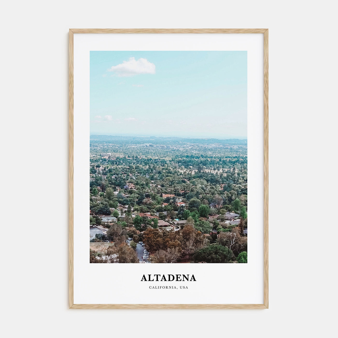 Altadena Portrait Color Poster