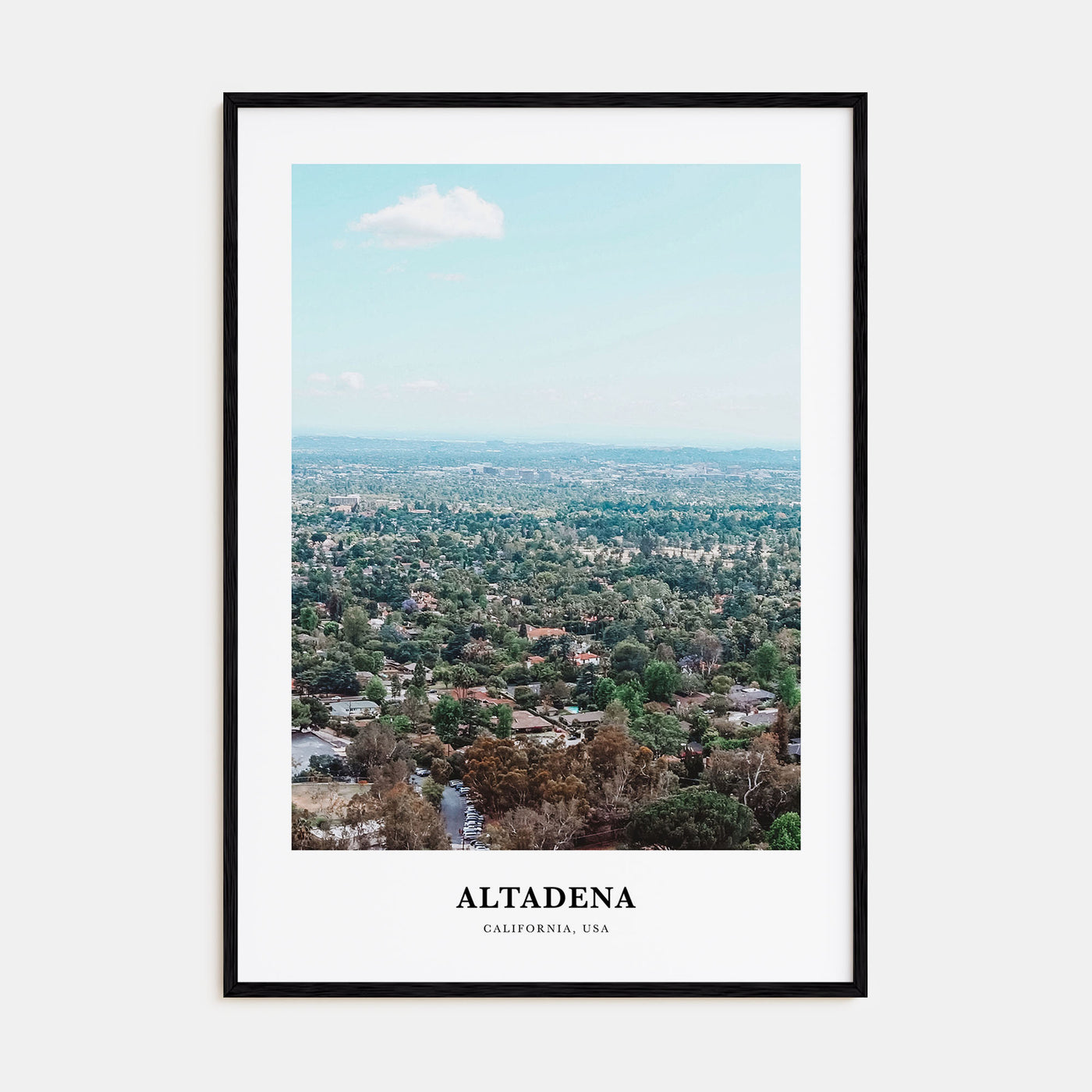 Altadena Portrait Color Poster