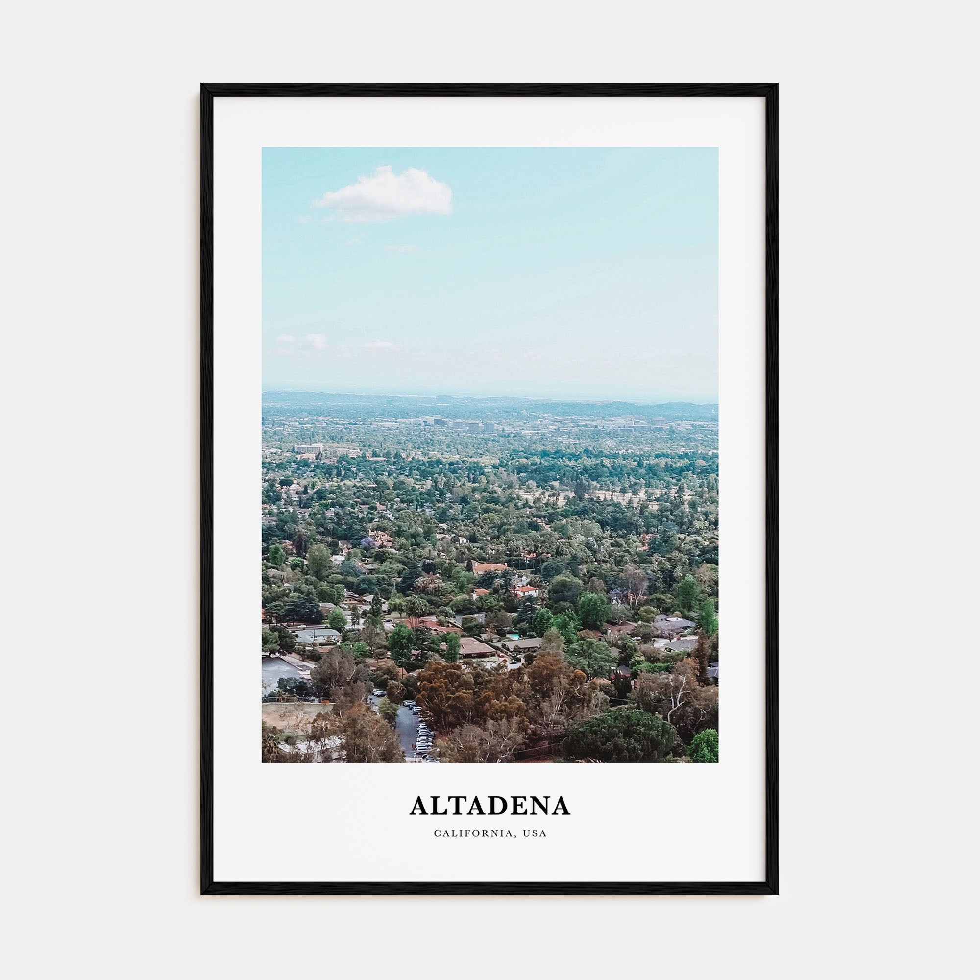 Altadena Portrait Color Poster
