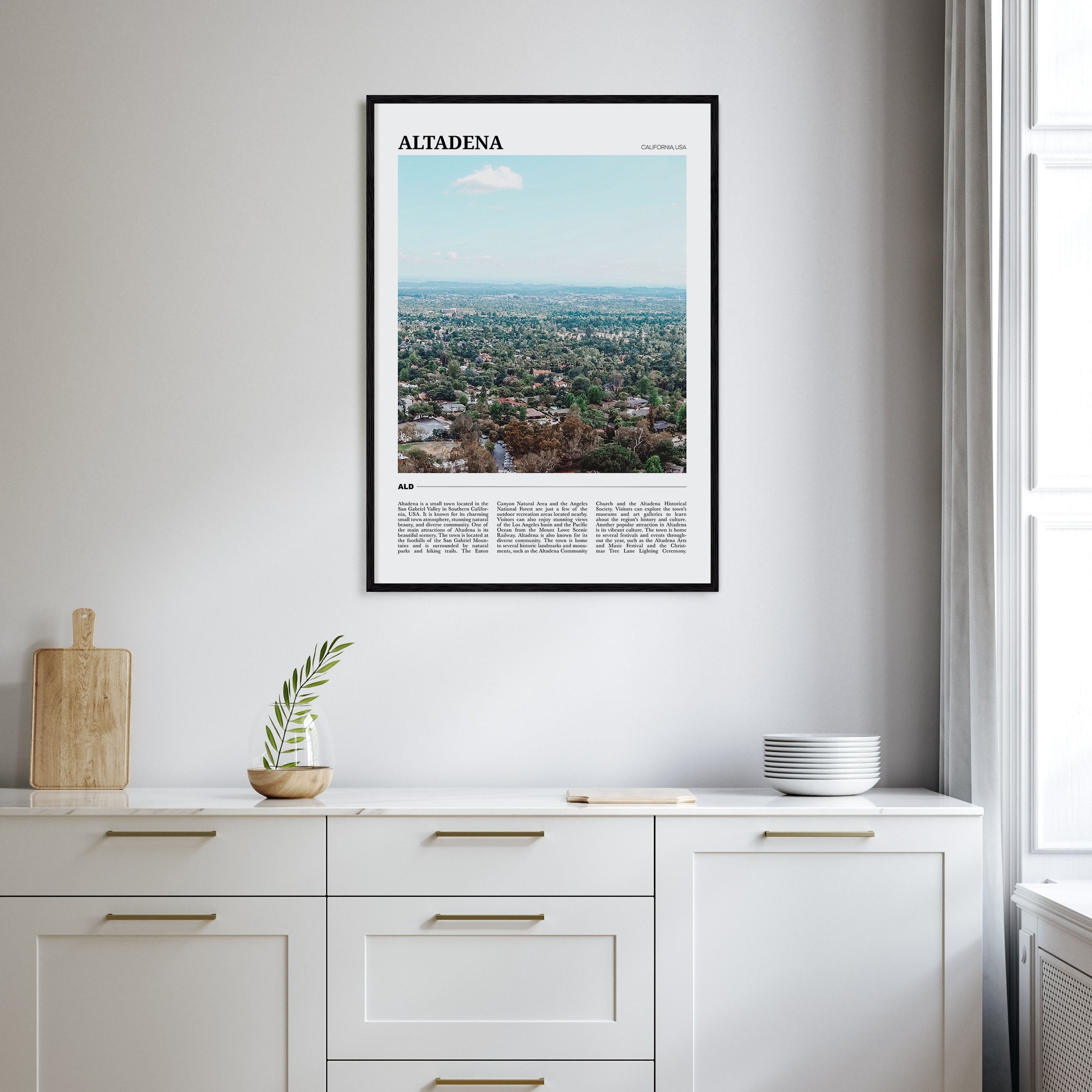 Altadena Travel Color Poster