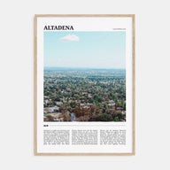 Altadena Travel Color Poster