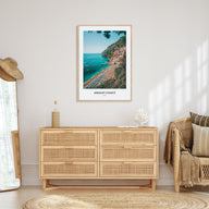 Amalfi Coast Portrait Color Poster