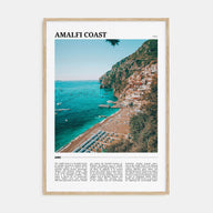 Amalfi Coast Travel Color Poster