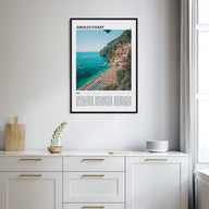 Amalfi Coast Travel Color Poster