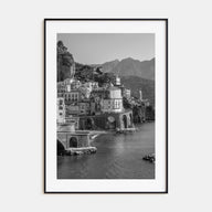 Amalfi Photo B&W Poster
