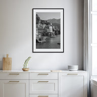 Amalfi Photo B&W Poster