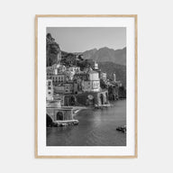Amalfi Photo B&W Poster