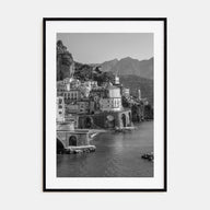 Amalfi Photo B&W Poster