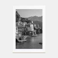 Amalfi Photo B&W Poster