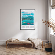 Amalfi Travel Color Poster