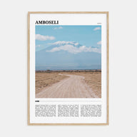 Amboseli Travel Color Poster