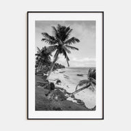 American Samoa Photo B&W Poster
