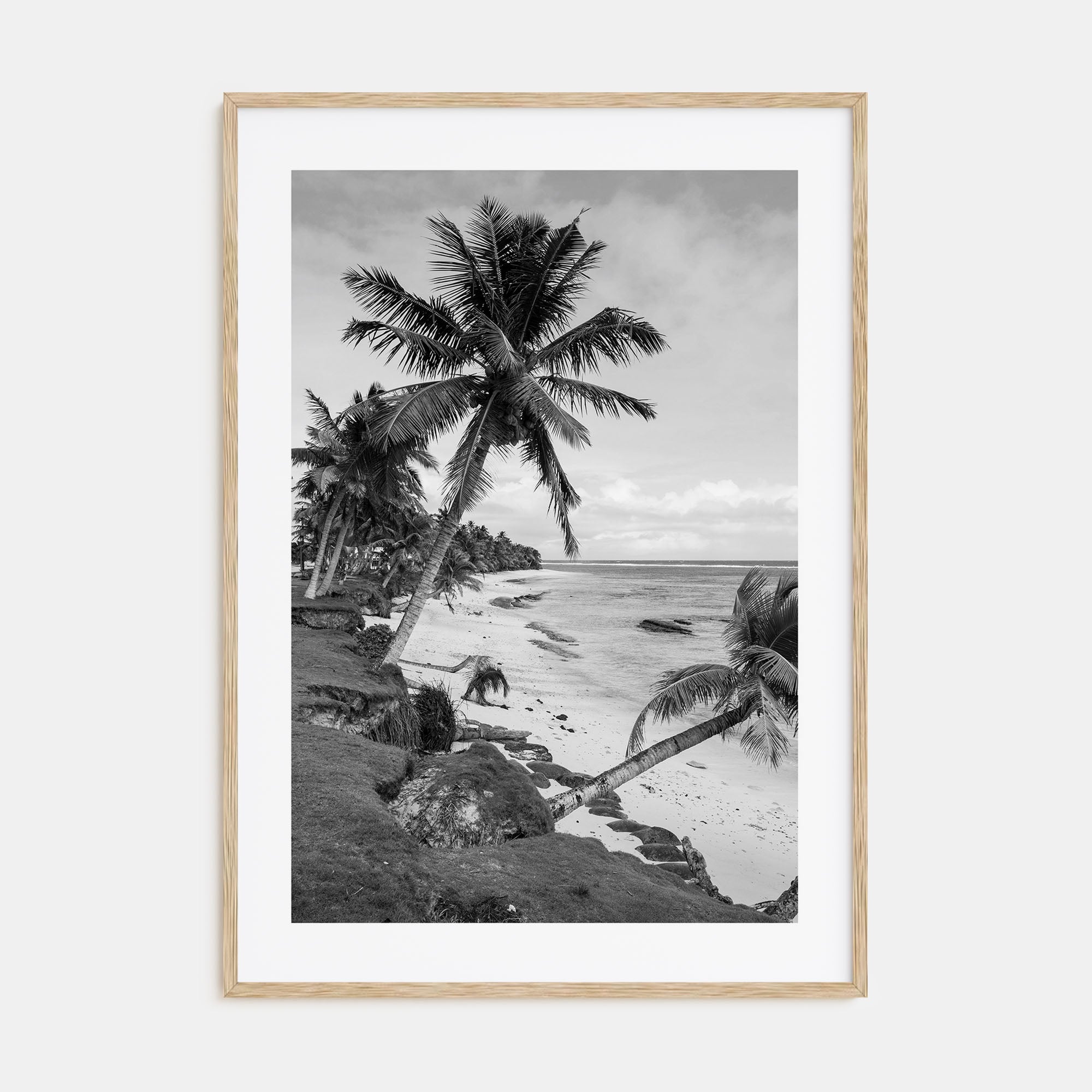 American Samoa Photo B&W Poster