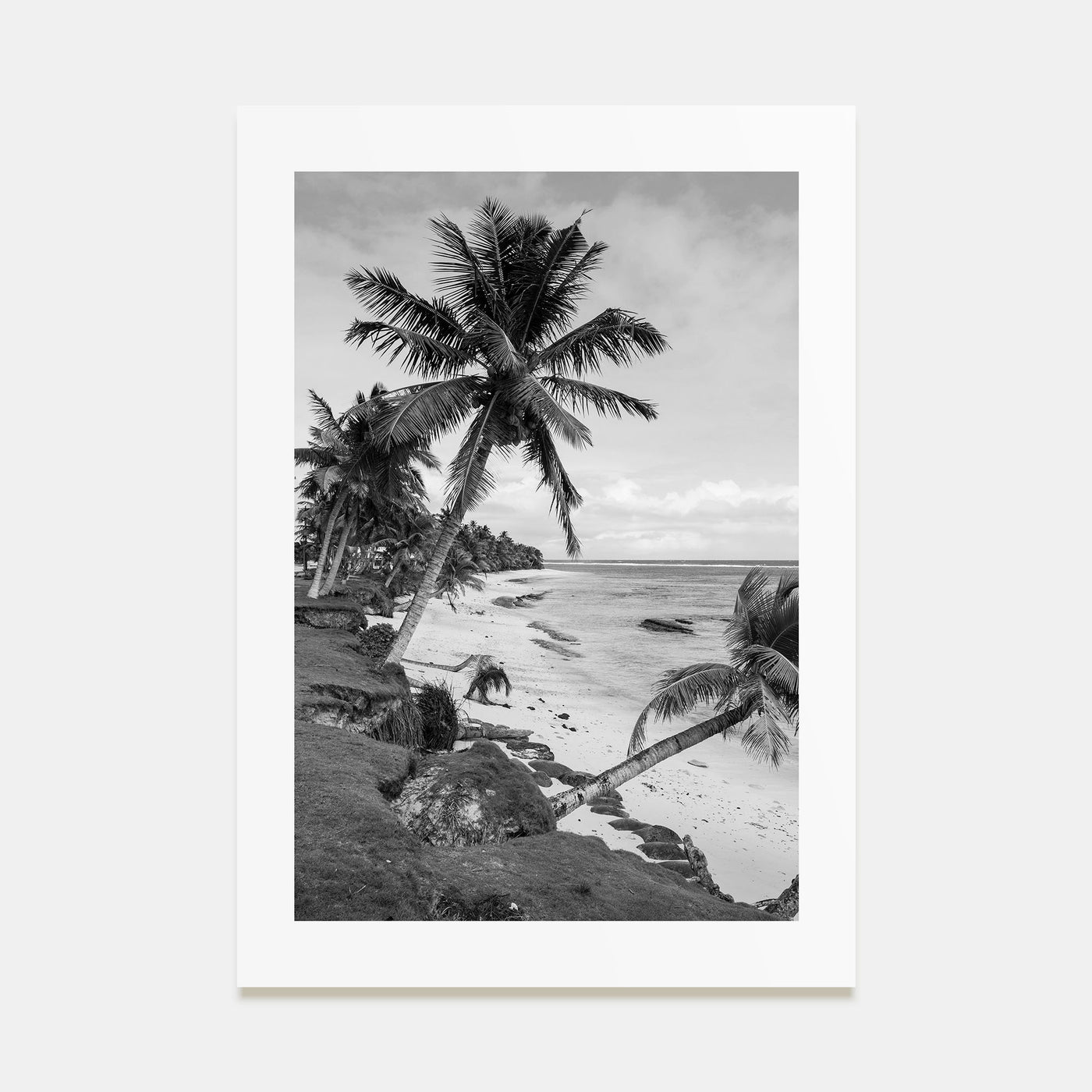 American Samoa Photo B&W Poster