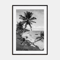 American Samoa Photo B&W Poster