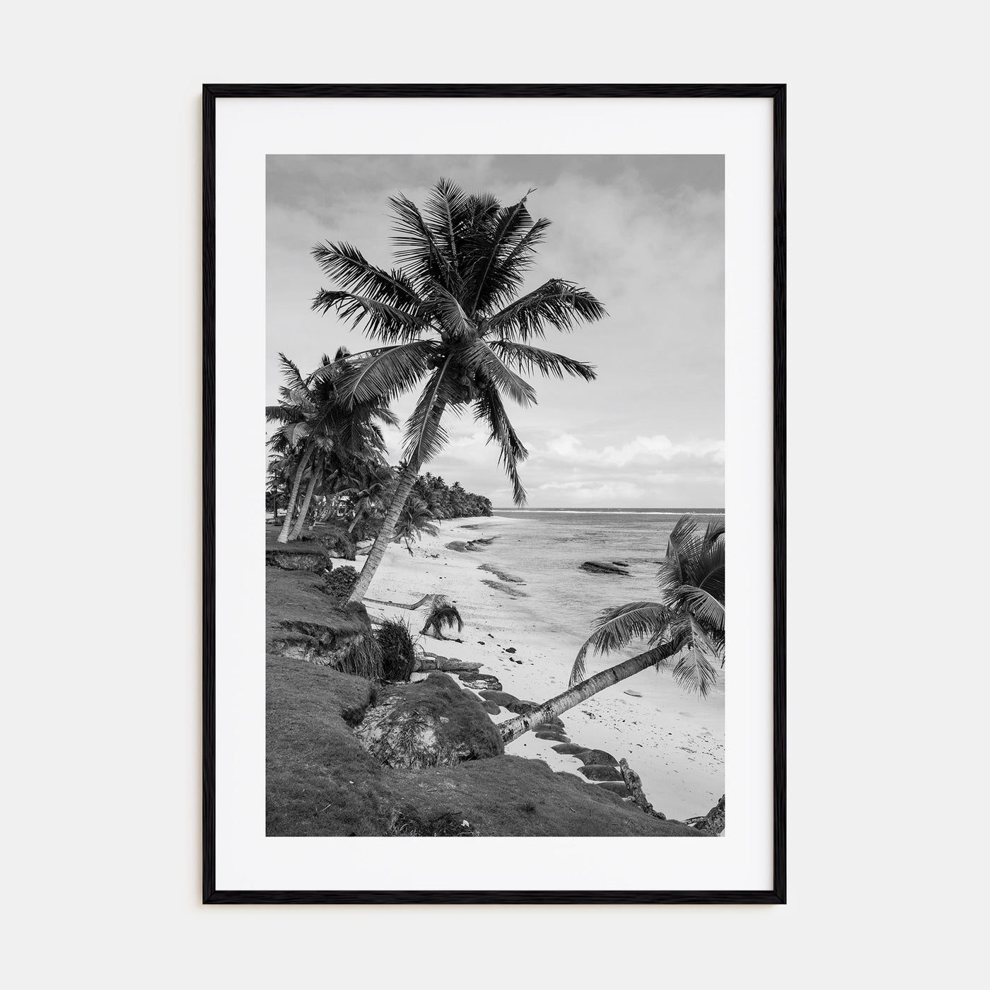 American Samoa Photo B&W Poster