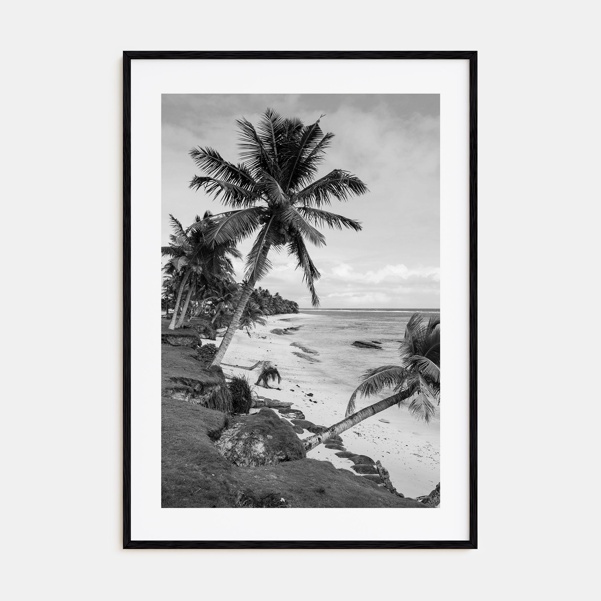 American Samoa Photo B&W Poster