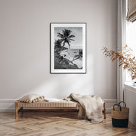 American Samoa Photo B&W Poster