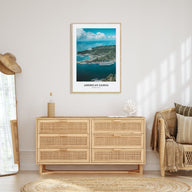 American Samoa Portrait Color Poster