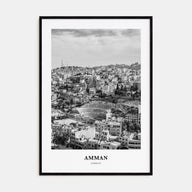 Amman Portrait B&W Poster