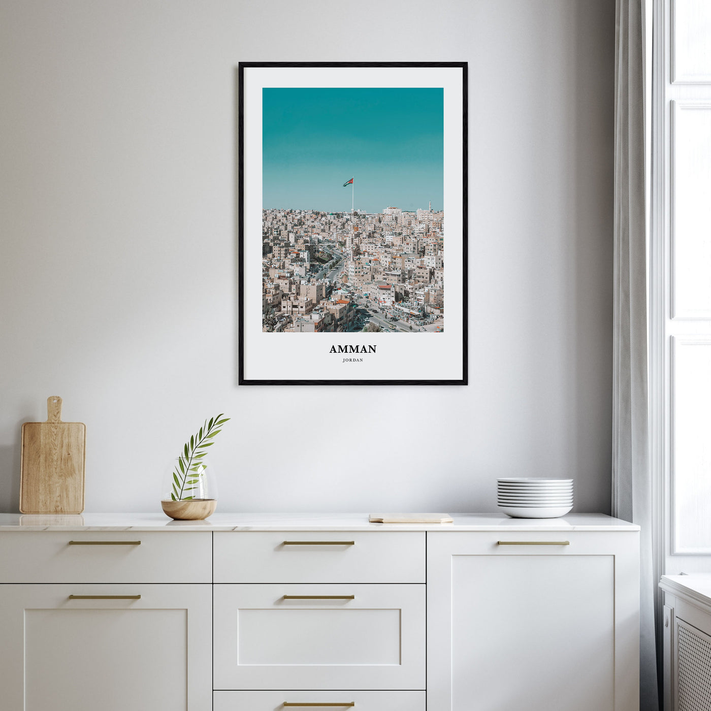 Amman Portrait Color Poster
