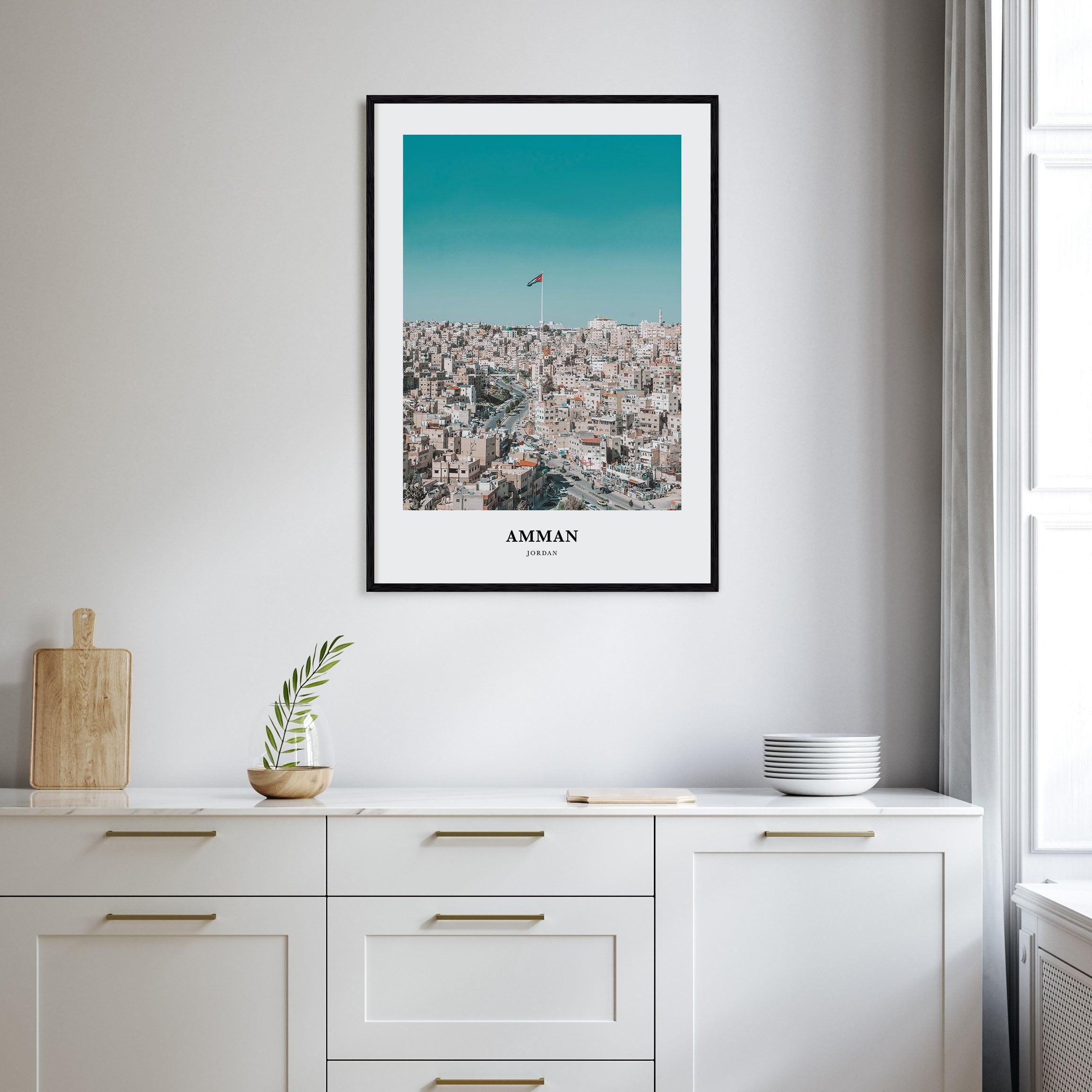 Amman Portrait Color Poster