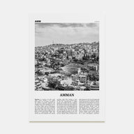 Amman Travel B&W Poster