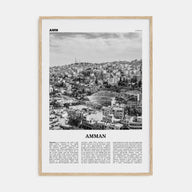 Amman Travel B&W Poster