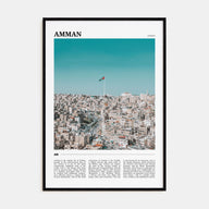 Amman Travel Color Poster