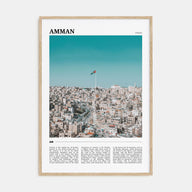 Amman Travel Color Poster