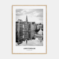 Amsterdam Portrait B&W No 3 Poster