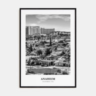 Anaheim Portrait B&W No 1 Poster