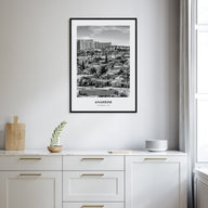 Anaheim Portrait B&W No 1 Poster