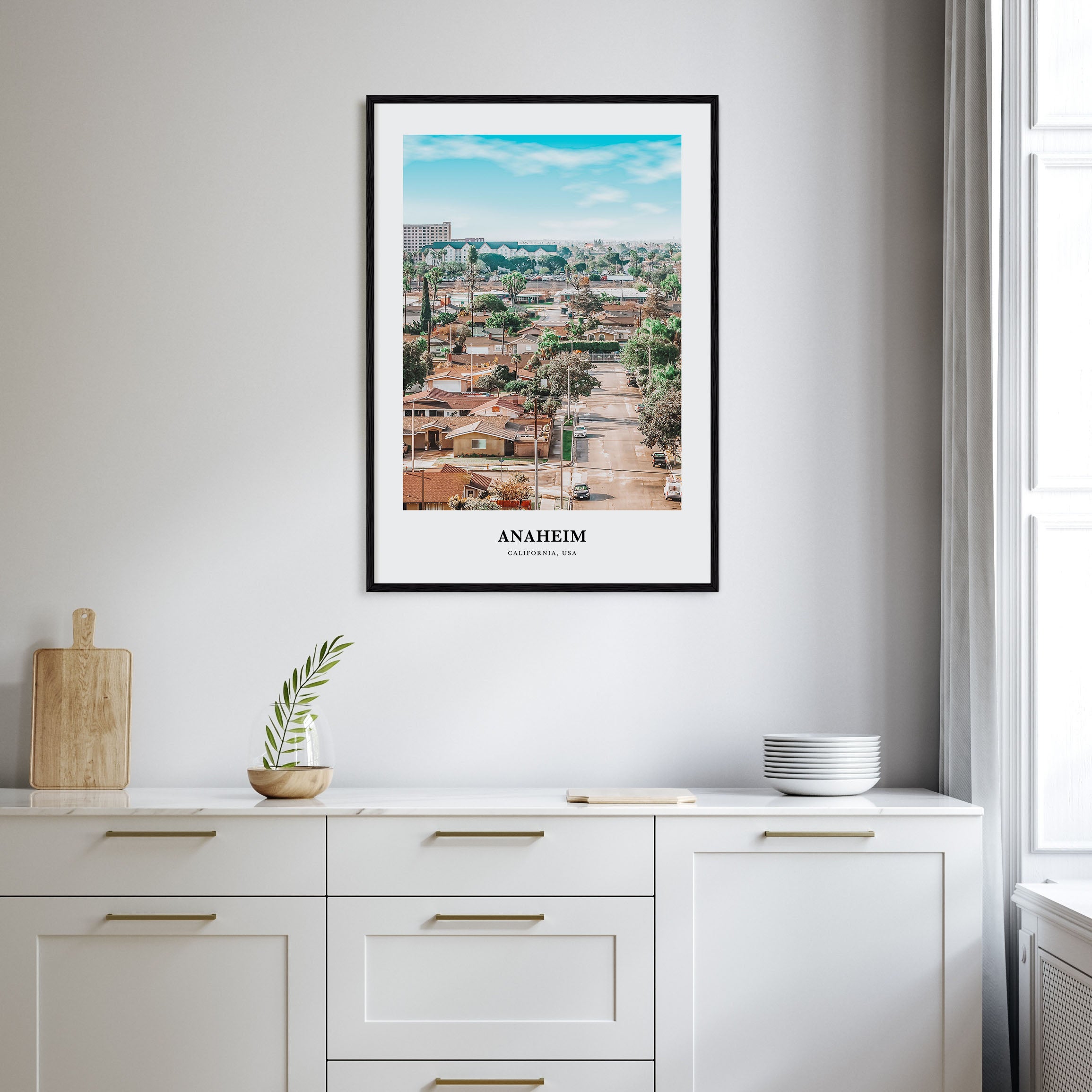 Anaheim Portrait Color Poster