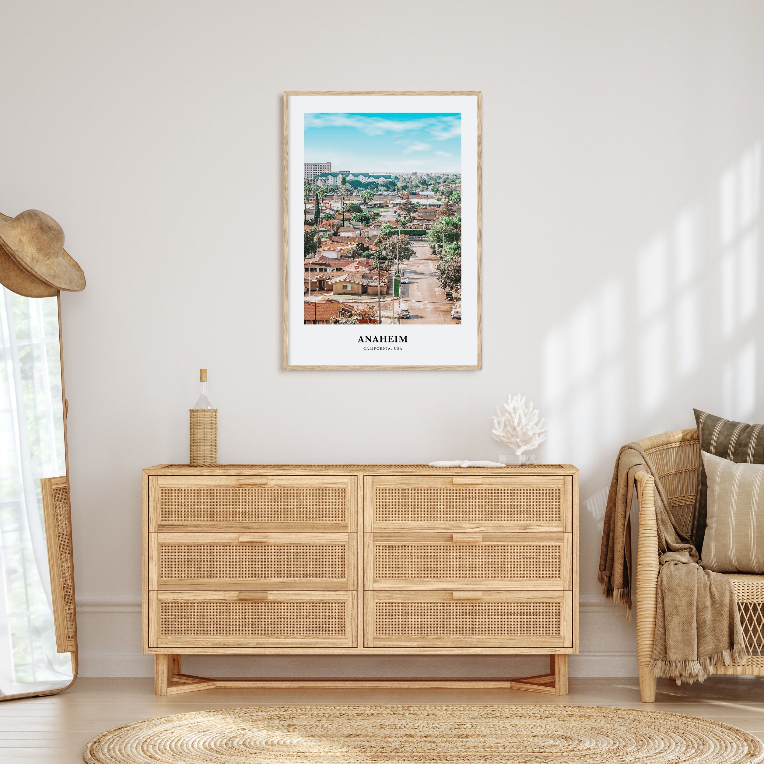 Anaheim Portrait Color Poster