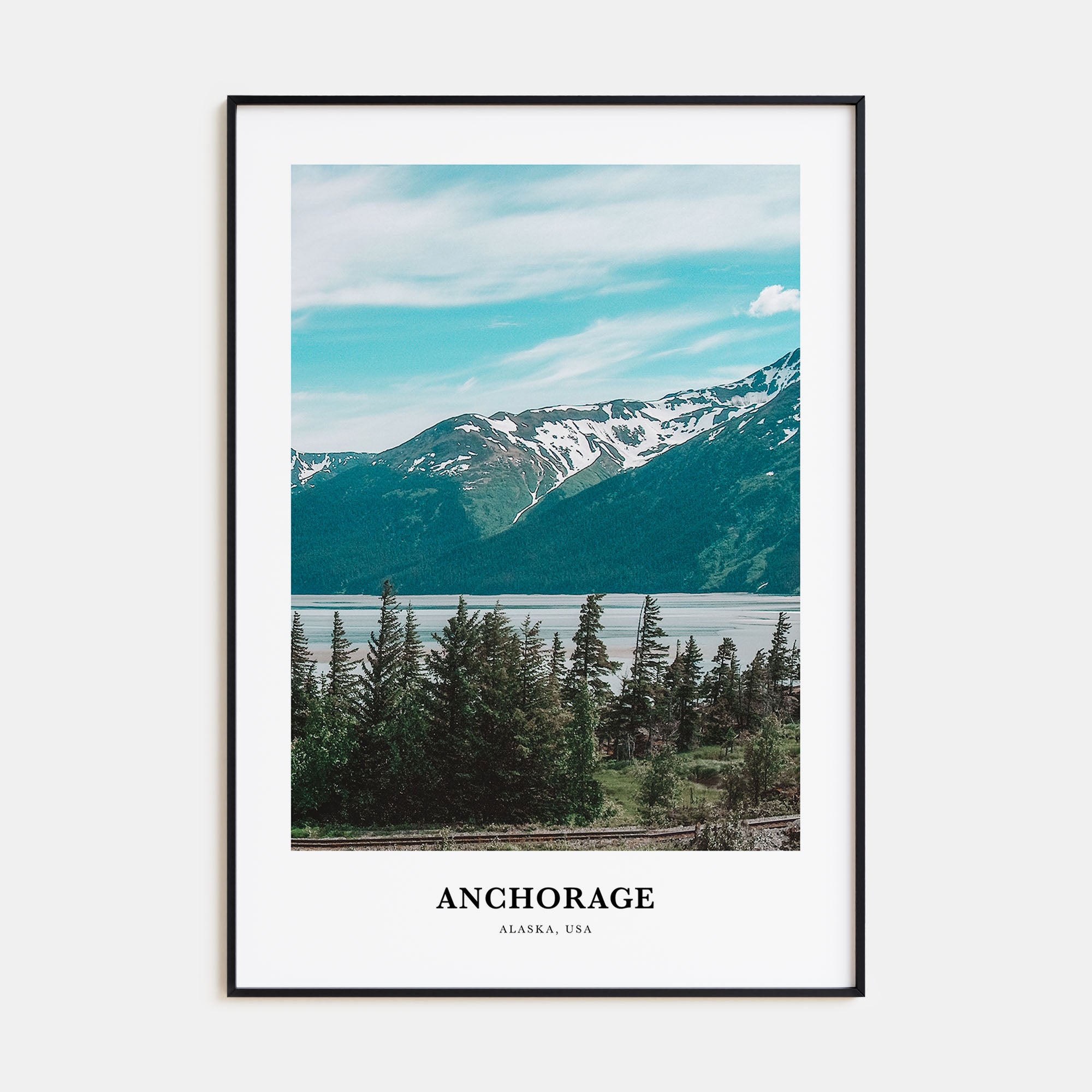 Anchorage Portrait Color Poster