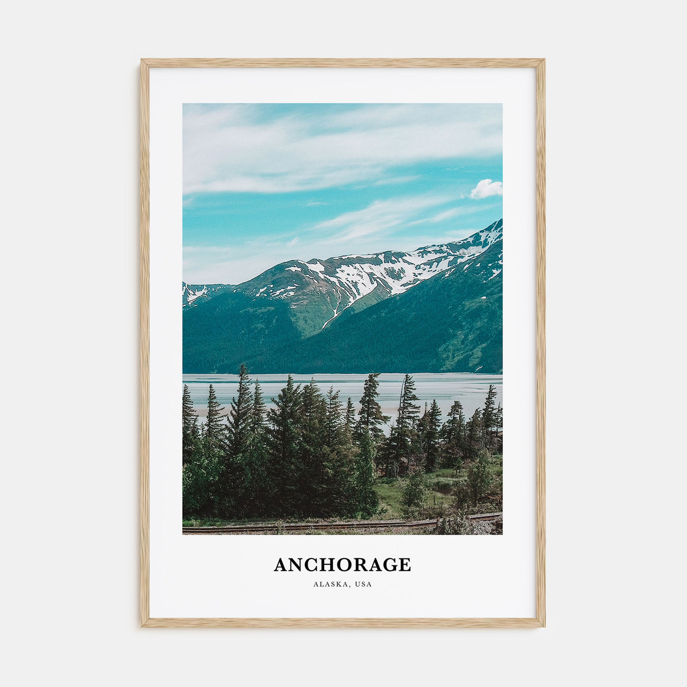 Anchorage Portrait Color Poster