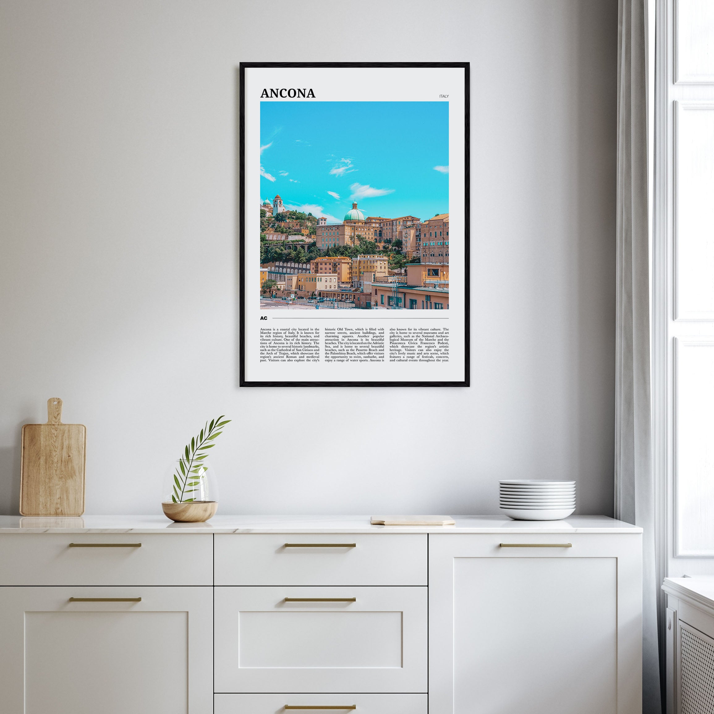 Ancona Travel Color Poster